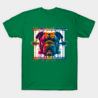 Olde English Bulldogge Mural Spray Paint Art Print T-Shirt